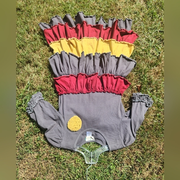 Sado GIRLS SIZE 9/10 little girls boutique TIERED FALL colors DRESS Adorable - Picture 3 of 10